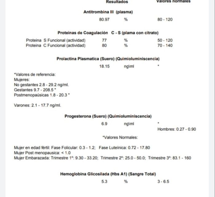 Pruebas Abortos de Repetición - 1