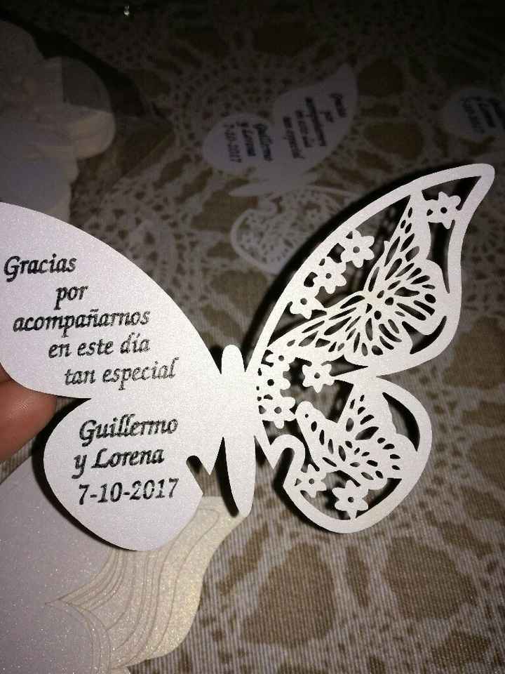 Mariposas ya terminadas. - 1