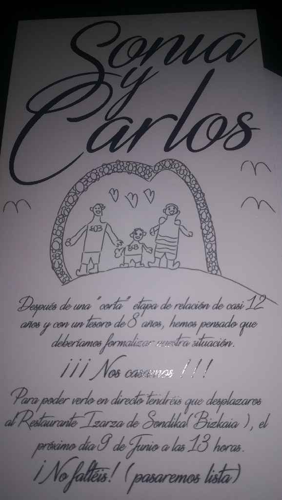 ¡Sube una foto de la invitación de tu boda! - 1