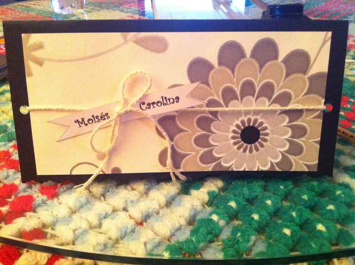 Mis invitaciones de boda!!!