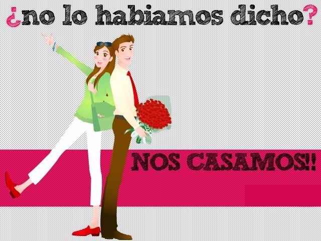 NOS CASAMOS!!!!