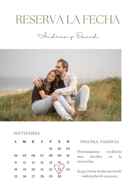 Dudas con el Save the date 4