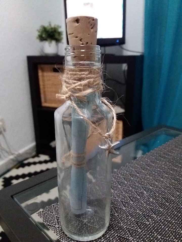 Invitaciones en botella