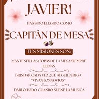 Tarjetas capitan de mesa - 1