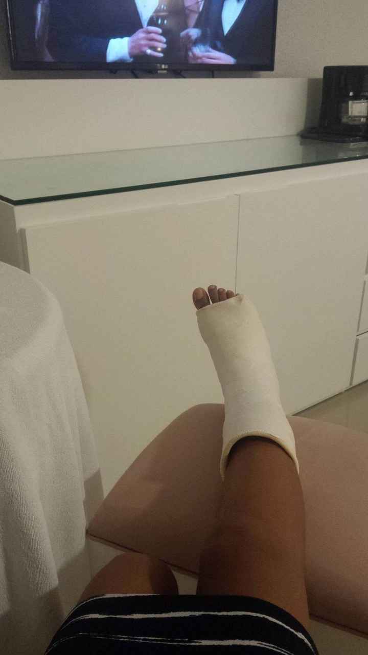 Me fracture un tobillo a ley de 100 dias para el dia B, gracias a Dios me dara tiempo para seguir or