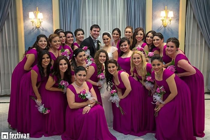 vestido de dama de Honor