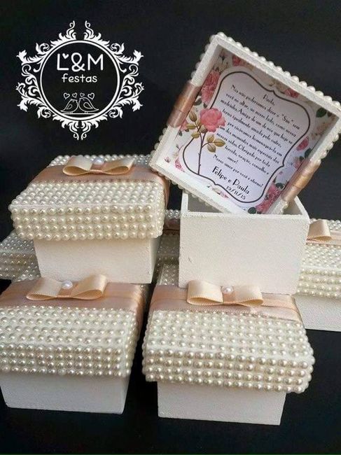 Para los regalos de los invitados