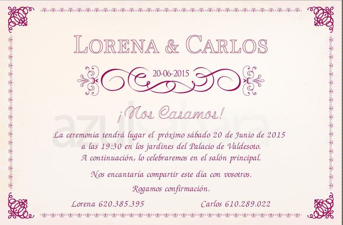 Invitaciones online - 1