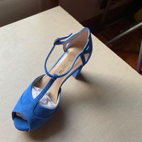 Sandalias azul vintage/ azul cielo - 1