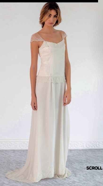 Elegante y sencillo vestido novia