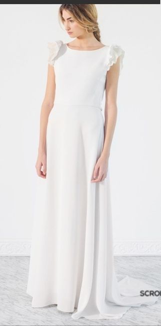 Elegante y sencillo vestido novia