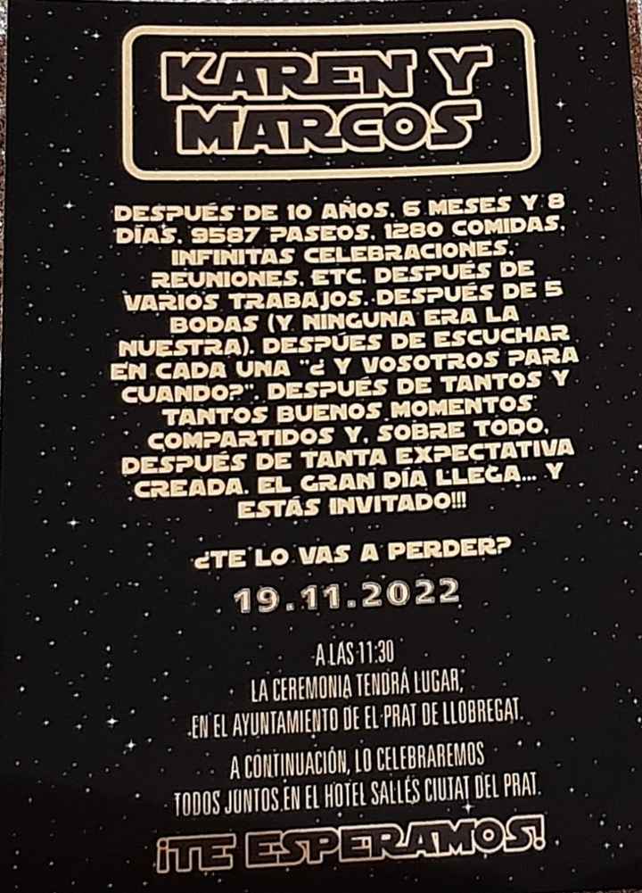 Invitaciones boda - 1