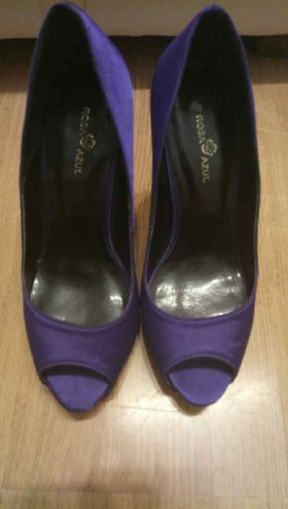 Zapatos lila y o morado - 1