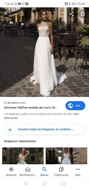 Vestido de novia: lluvia de ideas 1