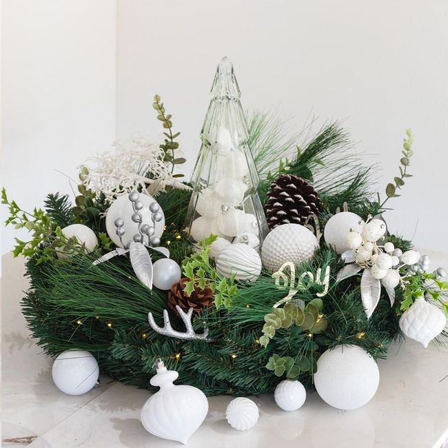 Centros de mesa navideños para bodas!! 3