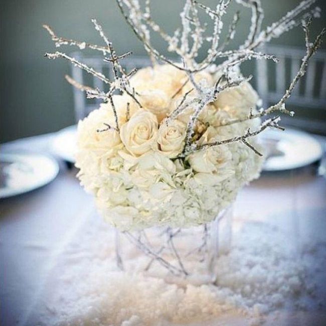 Centros de mesa navideños para bodas!! 6