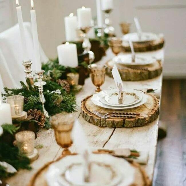 Centros de mesa navideños para bodas!! 10