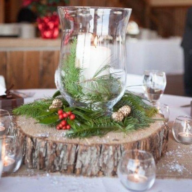 Centros de mesa navideños para bodas!! 12