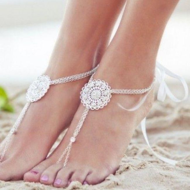 Y si nos casamos en la playa... q calzado llevar? 3