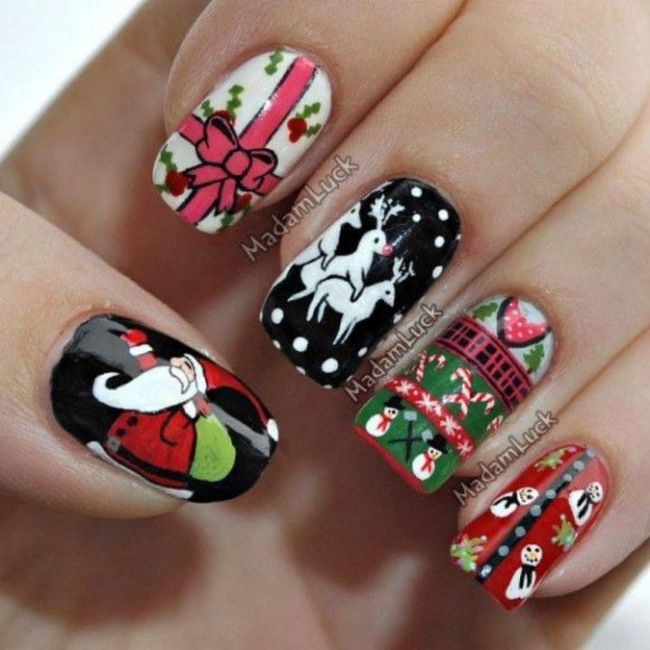 Uñas navideñas para bodas 3