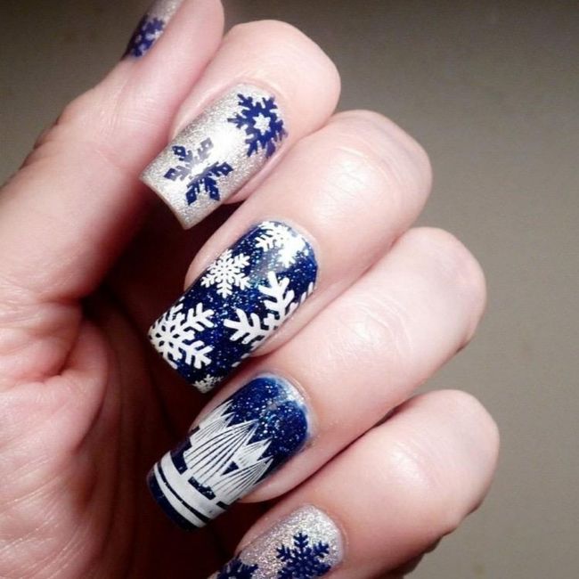 Uñas navideñas para bodas 6