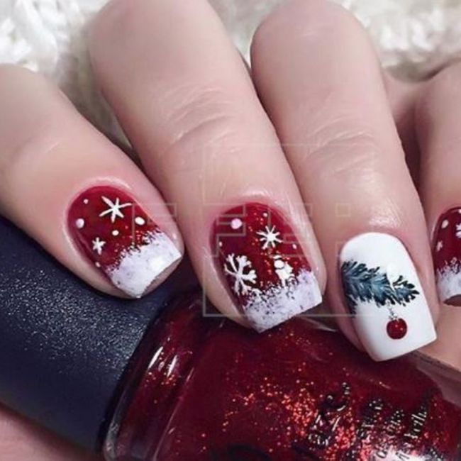 Uñas navideñas para bodas 8