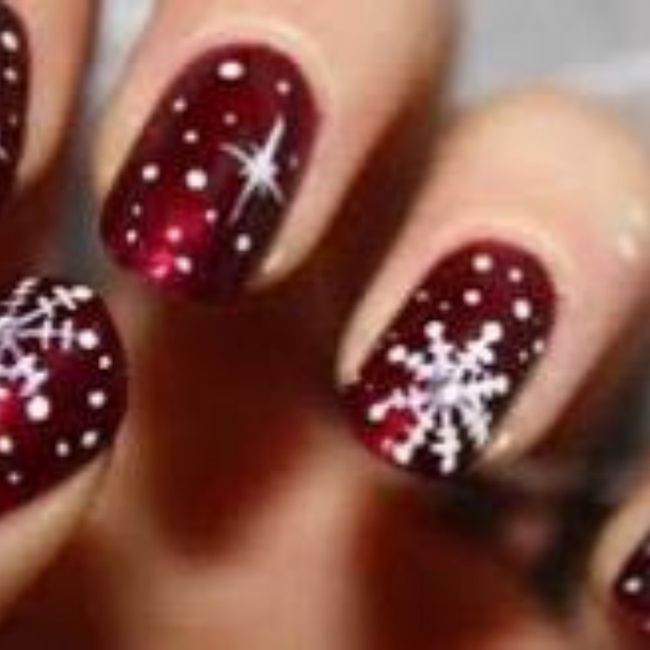 Uñas navideñas para bodas 11