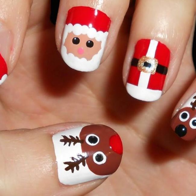 Uñas navideñas para bodas 15