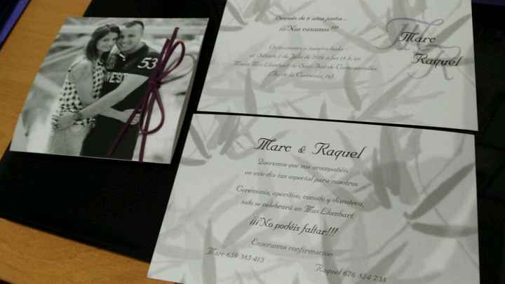 Ya tenemos las invitaciones !!!! - 2