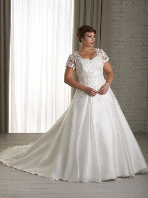 Vestido de novia talla grande - 1