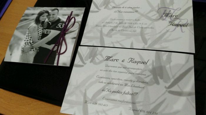 Ya tenemos las invitaciones !!!! - 2