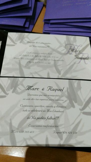 Ya tenemos las invitaciones !!!! - 3