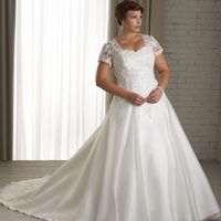 Vestido de novia talla grande - 1