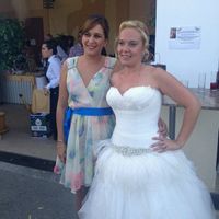 Se llevan el vestido de novia cn plumas? - 1