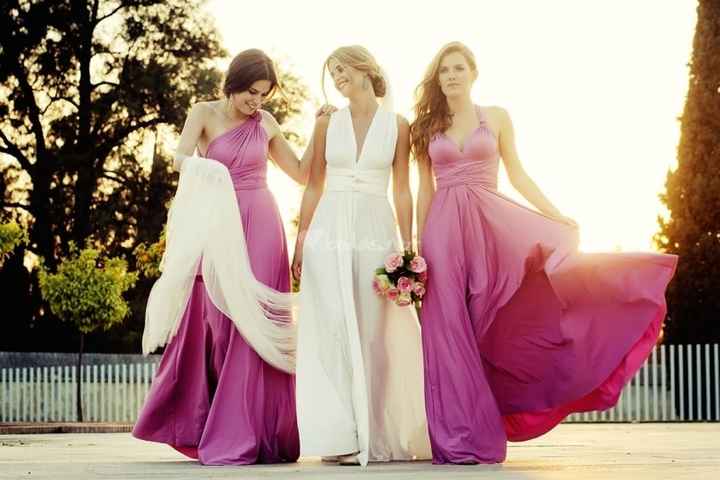 Flipo con mis damas de honor - 1