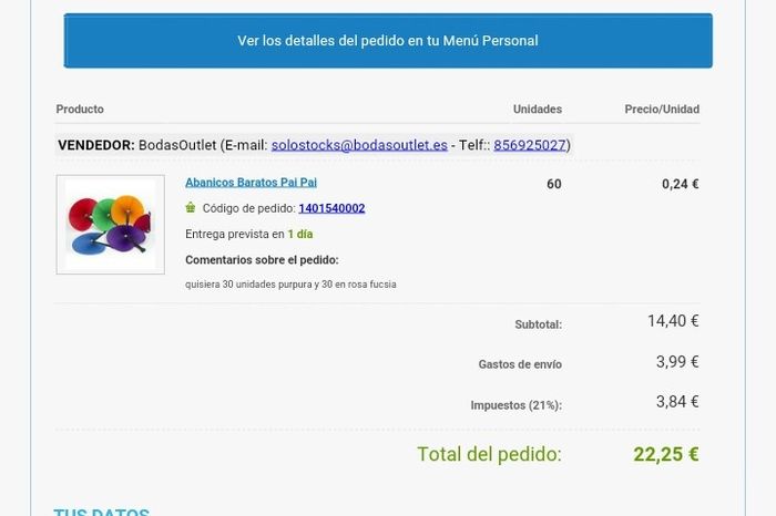 Ya me an llegado mis pai pai - 1