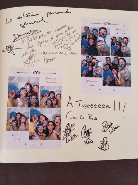 Fotomaton un original libro de firmas además de diversión para los invitados - 3