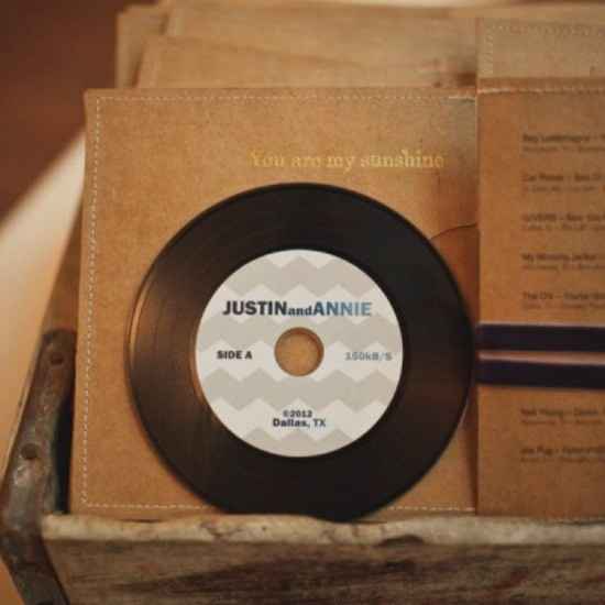 3.Disco con las canciones de la boda