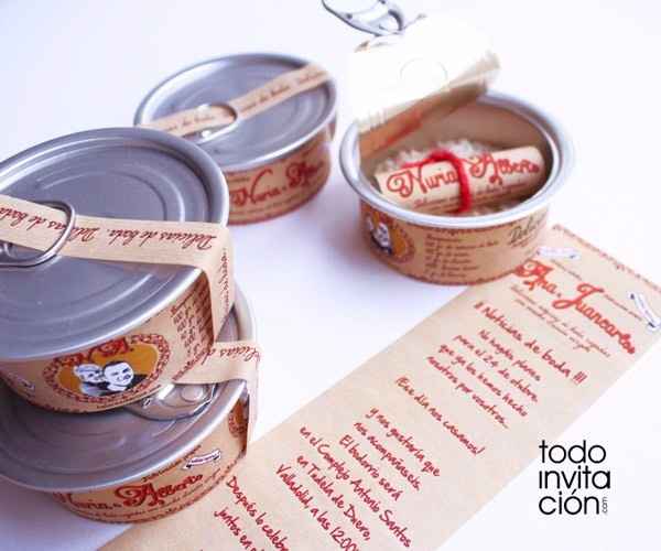 1. Invitación en lata