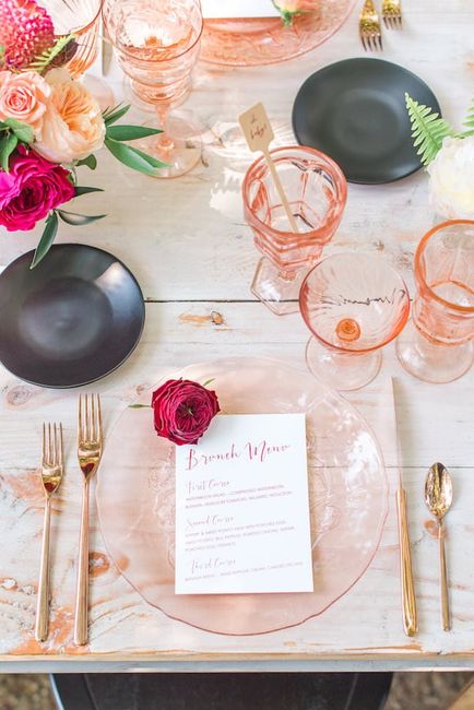 Decoración mesas de invitados