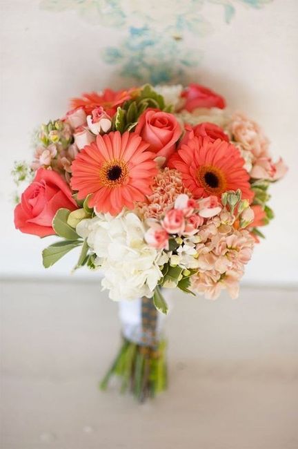 Ramo de novia con gerberas