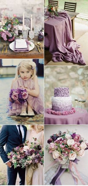 Combinación colores boda