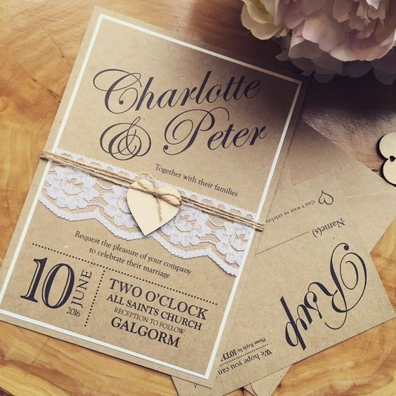 Invitaciones vintage
