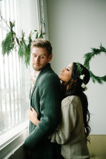 Preboda romántica de invierno