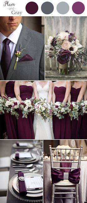 Combinación de color para una boda