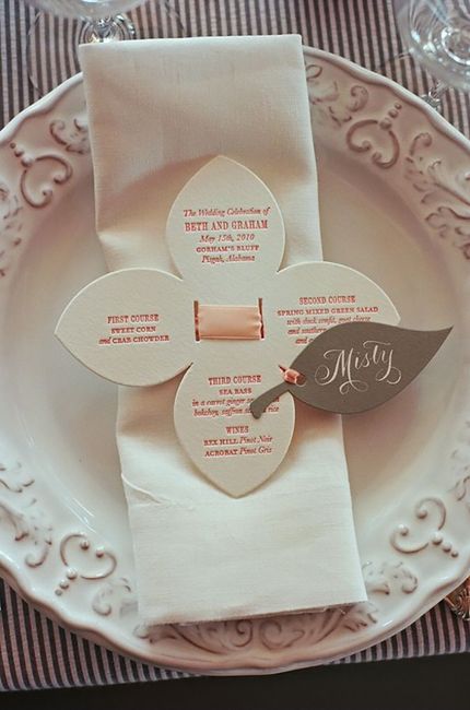 Minutas de boda