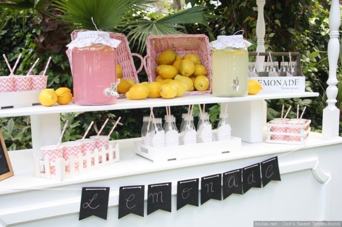 Barra de zumos y refrescos