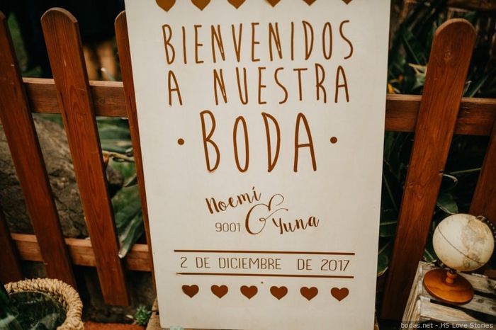 Cartel de boda