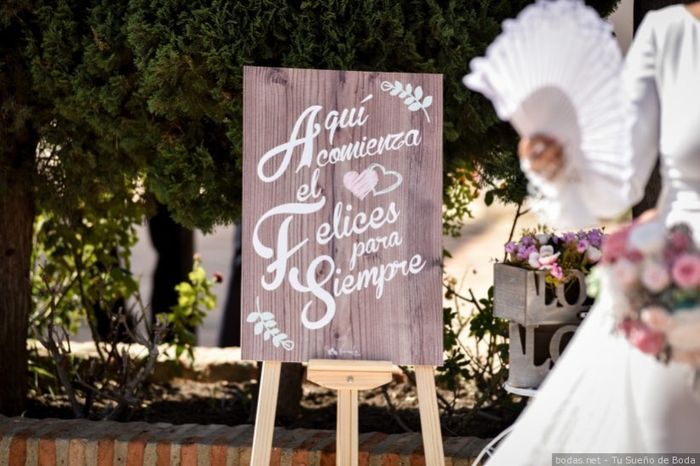 Cartel de boda