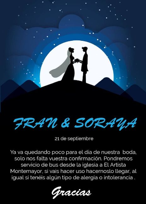 Confirmación de asistencia - 1